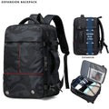 Vacuum backpack, 60 liter expandable backpack with vacuum compression, travel backpack, casual backpack, two styles